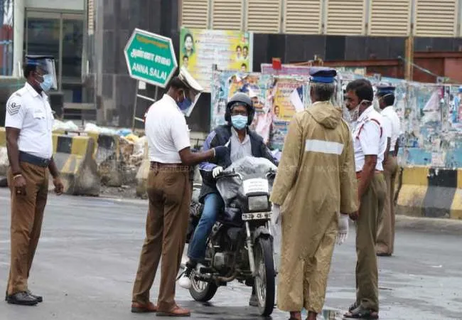 coronavirus lockdown tamilnadu police peoples 